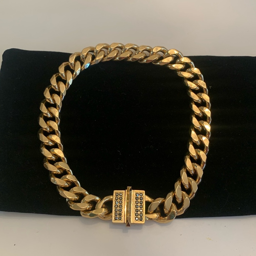 Rebecca Minkoff Gold Necklace 18 inch.
